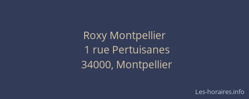 Roxy Montpellier