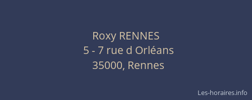 Roxy RENNES