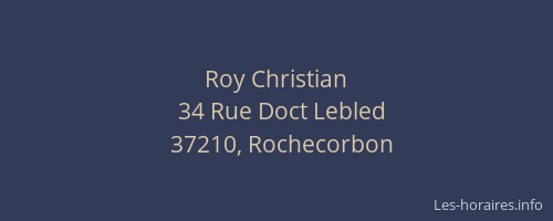 Roy Christian