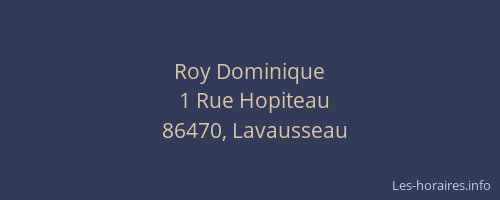 Roy Dominique