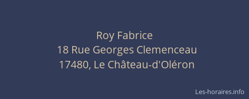 Roy Fabrice