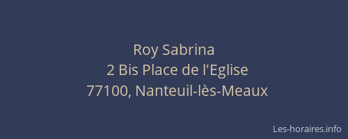 Roy Sabrina