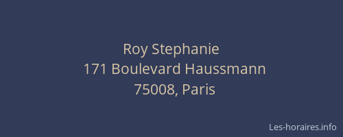 Roy Stephanie