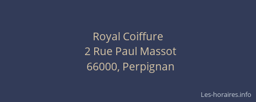 Royal Coiffure