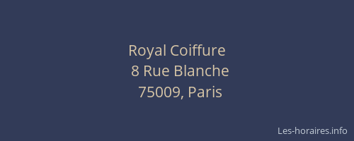 Royal Coiffure