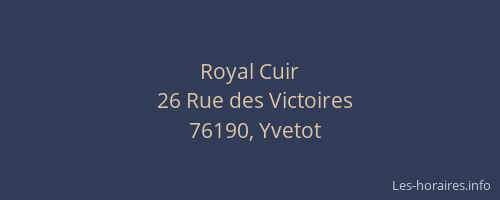 Royal Cuir