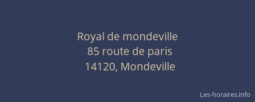 Royal de mondeville