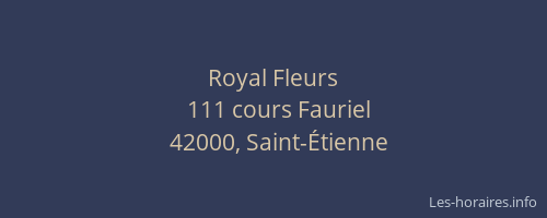 Royal Fleurs