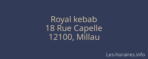 Royal kebab