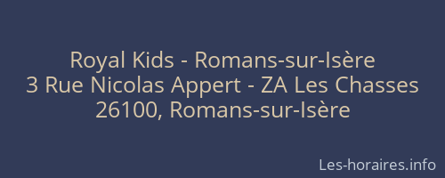 Royal Kids - Romans-sur-Isère