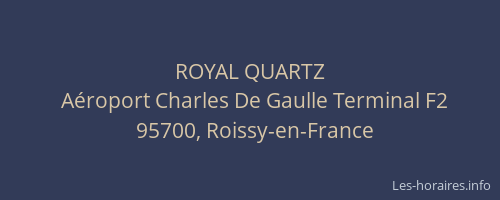 ROYAL QUARTZ