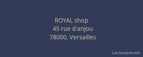 ROYAL shop