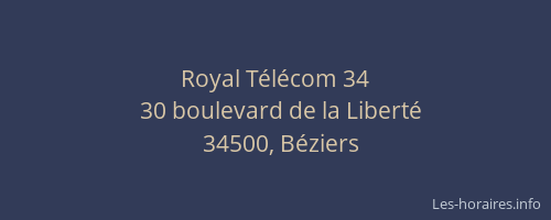 Royal Télécom 34