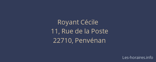 Royant Cécile