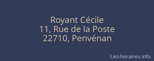 Royant Cécile