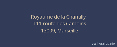 Royaume de la Chantilly