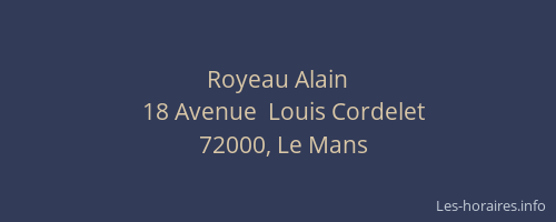 Royeau Alain