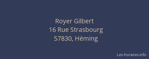Royer Gilbert