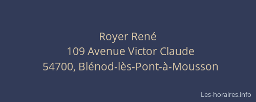 Royer Ren&eacute;