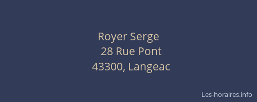 Royer Serge