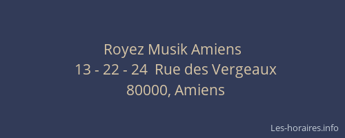 Royez Musik Amiens