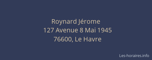 Roynard Jérome