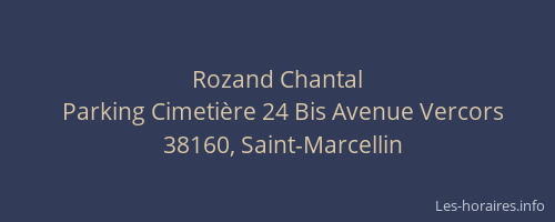 Rozand Chantal