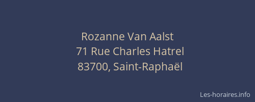 Rozanne Van Aalst