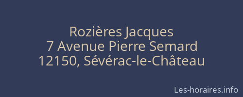 Rozières Jacques