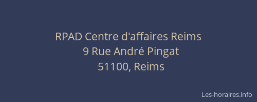 RPAD Centre d'affaires Reims
