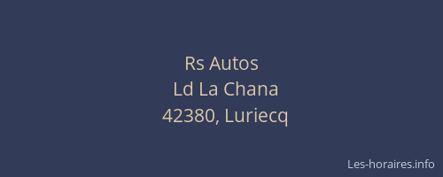 Rs Autos