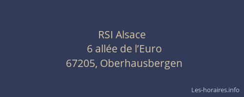 RSI Alsace