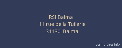 RSI Balma