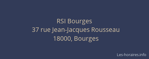 RSI Bourges