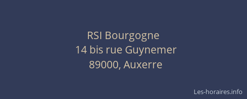 RSI Bourgogne