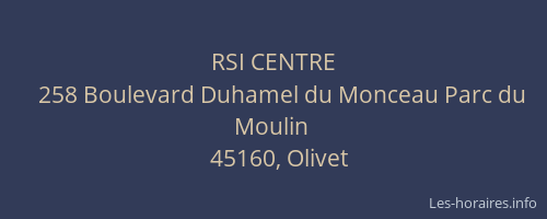 RSI CENTRE