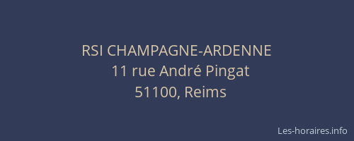 RSI CHAMPAGNE-ARDENNE