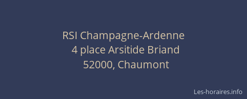 RSI Champagne-Ardenne