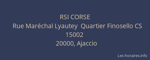RSI CORSE