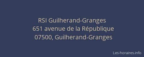 RSI Guilherand-Granges
