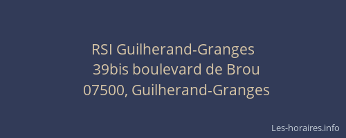 RSI Guilherand-Granges
