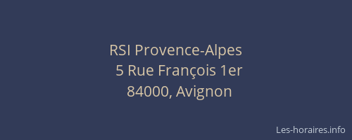 RSI Provence-Alpes