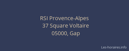 RSI Provence-Alpes