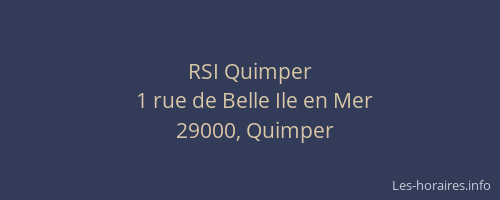 RSI Quimper