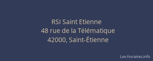 RSI Saint Etienne