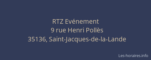 RTZ Evénement