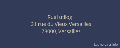 Rual utilog