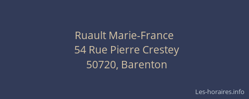 Ruault Marie-France