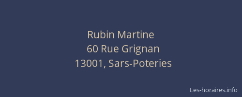 Rubin Martine