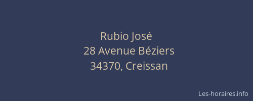 Rubio José